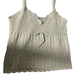Wilfred soloist top Sweetheart knit tank top - beige - size large